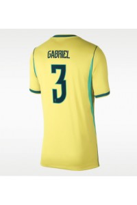 Brasilia Gabriel Magalhaes #3 Jalkapallovaatteet Naisten Kotipaita MM-kisat 2026 Lyhythihainen